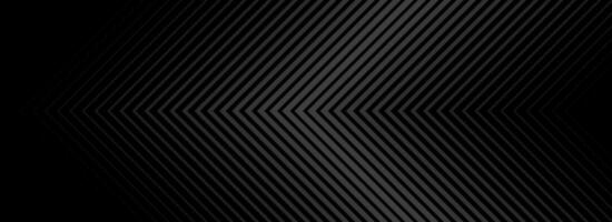 Black dynamic arrow line background. Elegant dark linear abstract wallpaper. Luxury stripe gradient texture. Grey direction lines backdrop for flyer, banner, poster, cover, presentation vector