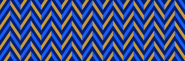 Seamless masculine chevron pattern. Blue and brown geometric background for design textile, fabric swatch, scarf cloth print. Navy color repeating wallpaper. vector