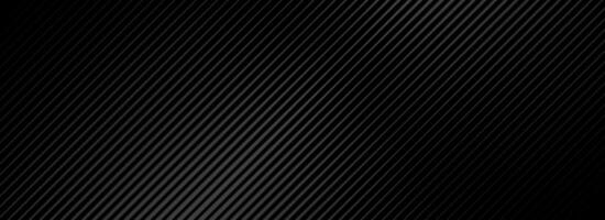 Black oblique straight line background. Sleek dark linear abstract wallpaper. Luxury stripe gradient texture. Grey diagonal line backdrop for flyer, banner, poster, cover, presentation vector