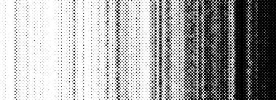 Grunge halftone scratch background. Fading grit noise texture. Dotted pop art sandy wallpaper. Retro vertical pixelated line backdrop. Anime or manga style comic overlay. Halfton template vector
