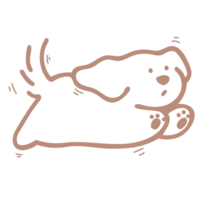 Decorations cute outline or tattoo ref a dog is lying on its back with its paws up png