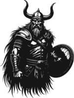 Viking Shield Design vector
