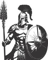 Ancient Greek Warrior vector