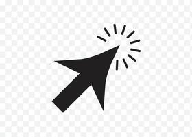 Click Here Cursor Icon vector
