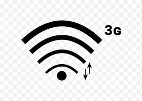 3G LTE Wireless Network Signal vector