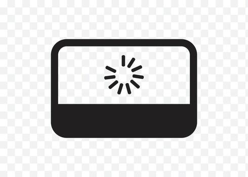 cargando tarjeta interfaz vector