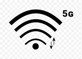 5G LTE Wireless Network Signal vector