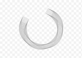 Abstract 3D Wireframe Shape vector