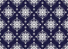 Portuguese style of ethnic fabric seamless pattern, design for cloth, carpet, batik, wallpaper, wrapping etc. vector