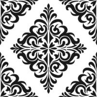Elegant Damask Flourish Pattern vector