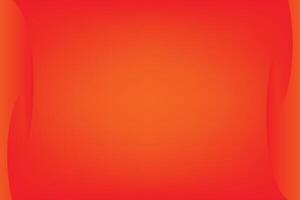 Red orange glowing background and 3d effect on edge banner. vector