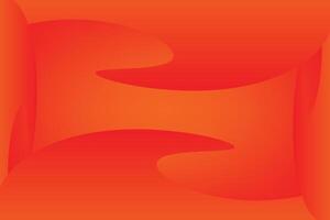 Red and orange color and wavy stripes effect on it. vector