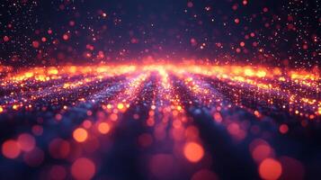 captivating display of inflationary period right after Big Bang illustrating swift expansion of space time colorful energy streaks distorting light as cosmos forms photo