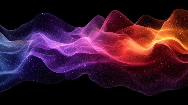 Visualize chaotic foundation of space time before Big Bang detailed view of quantum foam. Energy fluctuations create vibrant landscape filled swirling particles photo