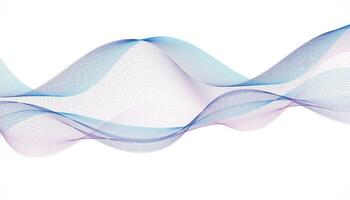 Flowing Gradient Waves with Soft Blue and Pink Tones vector