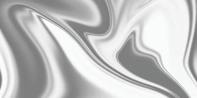 Elegant Silver and White Abstract Fluid Background vector