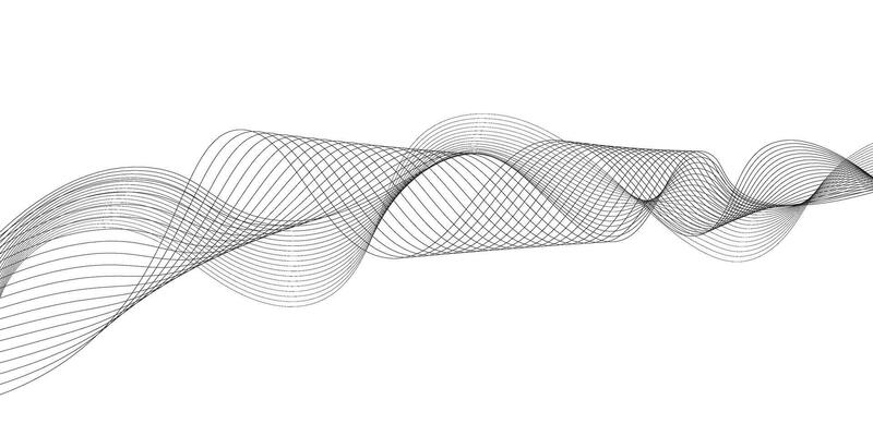 Abstract Wave Lines Background