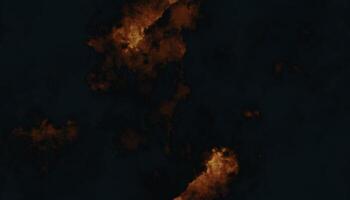 Fiery Cosmic Nebula in Deep Space vector