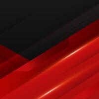 banner web and graphic design red, black vector