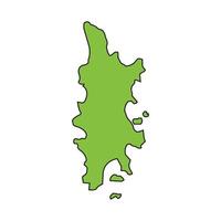 map of phuket island vector