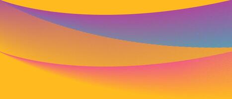 vibrant and eye-catching abstract wave illustration smooth flowing lines yellow orange background vector