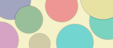 Soft and cheerful illustration of a pastel polka dot pattern on a light background vector