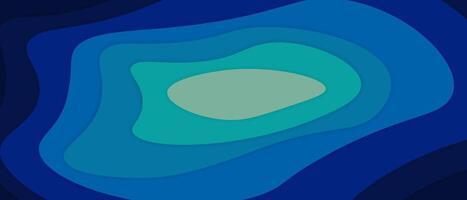 Abstract illustration with layered wavy shapes in various shades of blue. background design, graphic elements, or abstract concept illustrations vector