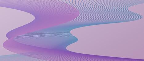 visually appealing abstract wave illustration flowing lines with gradient background vector