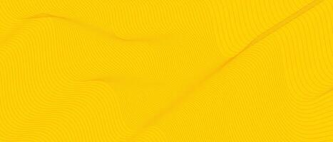 dynamic abstract wave illustration featuring flowing yellow lines background vector