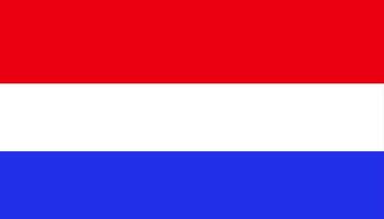Netherlands flag design illustration vector