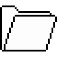 Floder file icon. Document file in computer. png