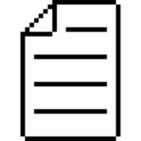 Document file in computer. File folder icon. png