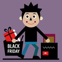 Black Friday Clipart Extravaganza vector