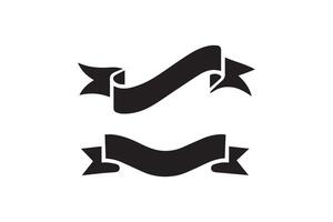 Ribbons and banners icon set illustration vector