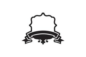 A black and white logo for a company vector