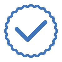 Verified Blue Tick Account vector