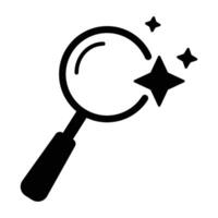 Artificial Intelligence Search Engine Bar Icon vector
