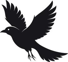 flying bird isolated on white background vector