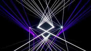 colorful laser light loopable effect video