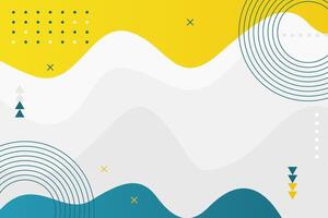Minimalist memphis style background vector