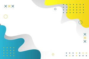 Minimalist wavy style geometric background vector