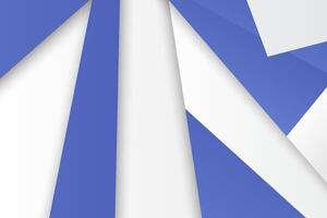 3d geometric background in blue and white colors vector