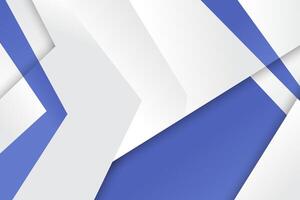 Abstract 3d background in blue and white colors vector