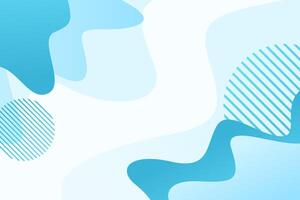 Abstract wavy background in blue vector