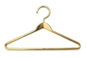 hanger isolated on white photo