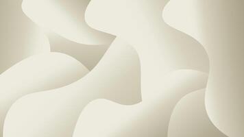 Abstract Fluid Shapes in Soft Beige Tones with Smooth Curves and Waves vector