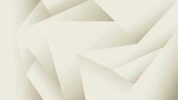 Abstract Geometric Beige Background With Overlapping Folded Paper-Like Shapes vector