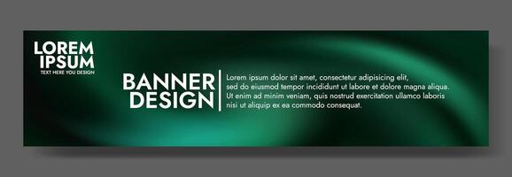 Beautiful green template with a wave background vector