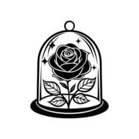 Rose in the Fairy Garden vector