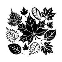Swept by Autumn Leaves vector